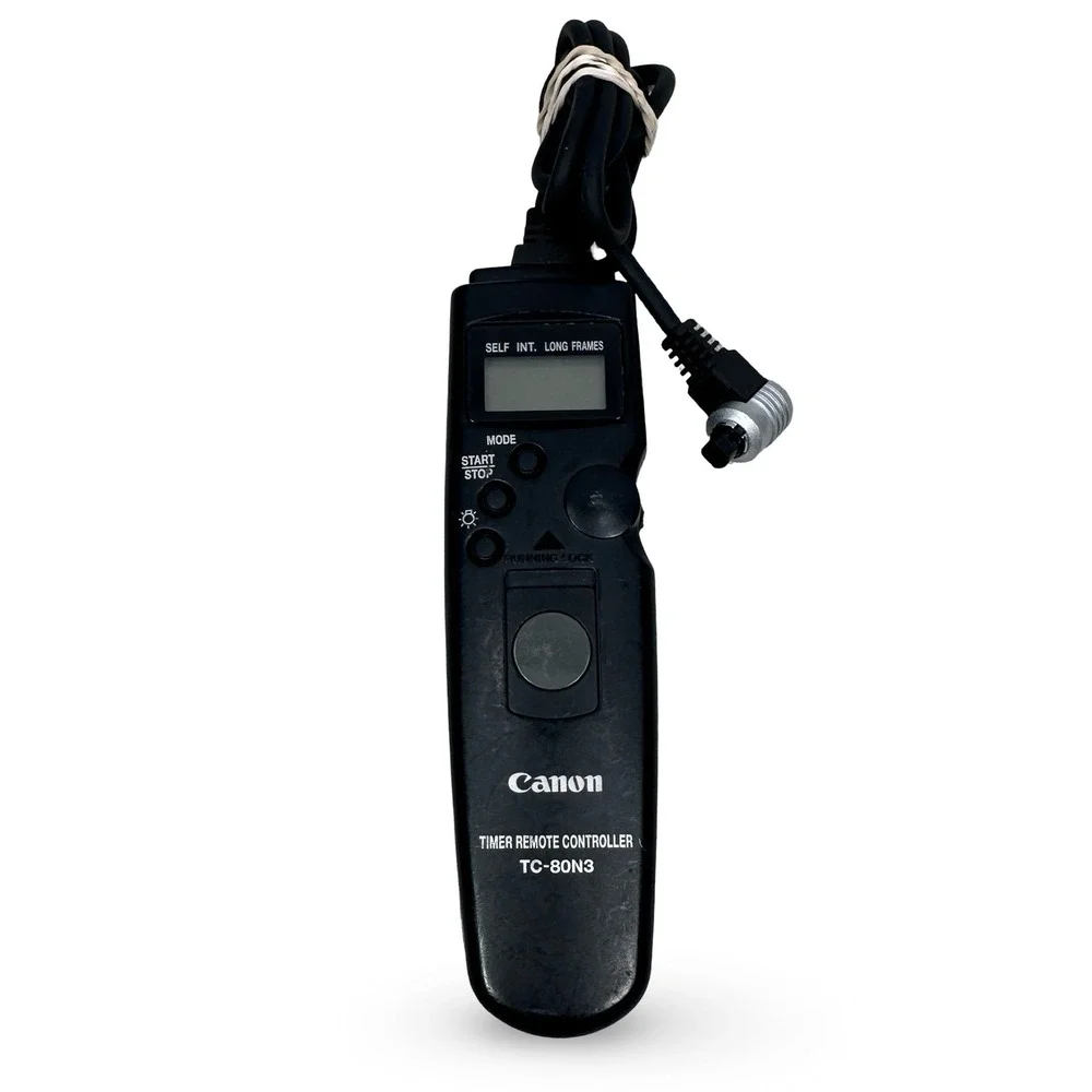 Canon TC-80N3 Timer Remote Controller Shutter Release for EOS DSLR Black
